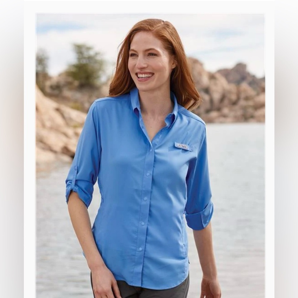 ⭐️Columbia PFGSportswear Omni Shade Blue Jacket Size Medium